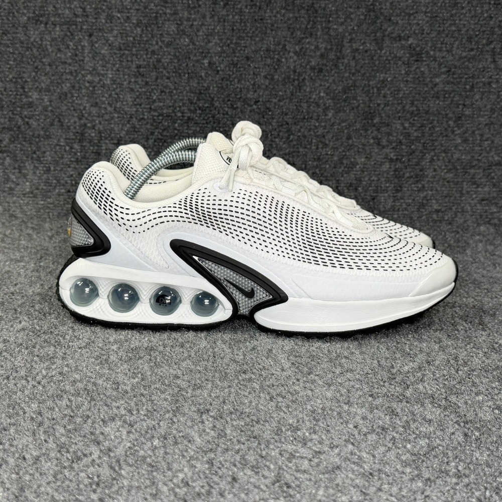 Nike Air Max Dn Shoes Men's 9 White Black Athletic Retro Running Sneakers